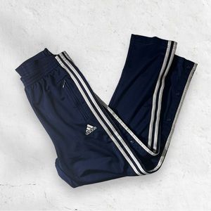 vintage navy blue adidas track pants